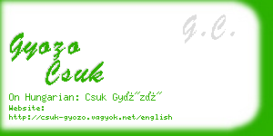 gyozo csuk business card